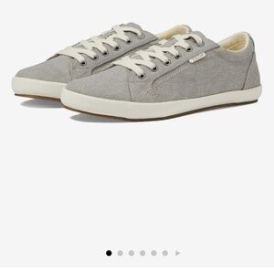 Taos Star Women’s Sneakers - 7.5 Wide, Gray Wash Canvas